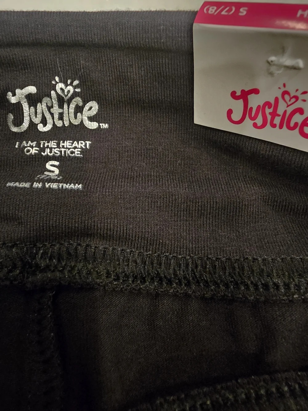 Girls' Black Stretch Leggings - Justice